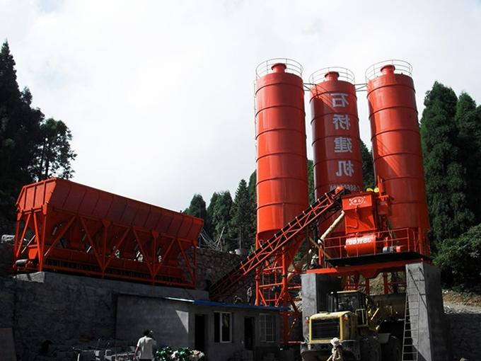 河北 仙女山搅拌站 近景